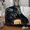 1pc KISS Band Blanket Soft All Season Throw with Vibrant Design, Perfect for Home, Travel, and Gifts, Ideal for Naps and Camping