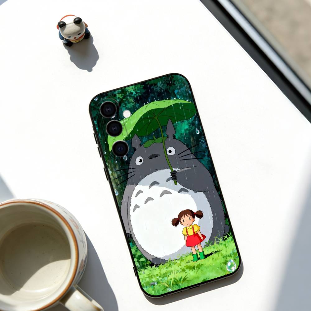 My Neighbor Totoro Phone Case Soft Black For Samsung Galaxy A73,A72,A71,A70,A53,A52,A51