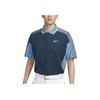 Nike Golf Club Breathable Quick-Dry Polo Short Sleeve Golf Shirt Men Golf Shirt Military-Deep-Sea-Blue Light-Carbon-Blue Aegean-Storm-Blue FQ1151-478