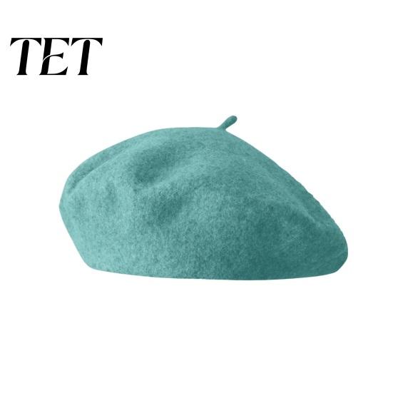 Herbstmode Accessoires Damen Französische Baskenmütze, Wollmischung Künstler Retro Warmes Geschenk für Sie Malerhut, Einfarbige Gemütliche Winter Weiche Textur Mütze