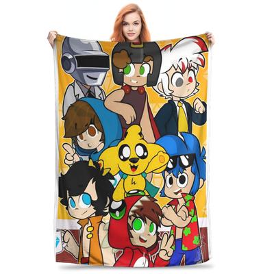 Super Soft Mikecracked Mikes Throw Blanket Premium Fleece Flannel Lightweight Bed Blanket Cozy Plush Blankets All Season Use