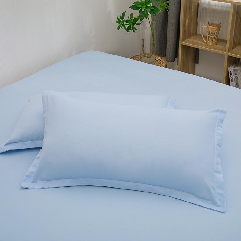 2PCS 2025 new 48 × 74cm solid color comfortable and skin-friendly pillowcase envelope pillowcase without pillow core