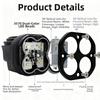 40W LED Work Light Bar Clover Lens Spot Beam Off Road Driving Lamp White Yellow Fog Lamp Headlight Car Accessories 12-80V