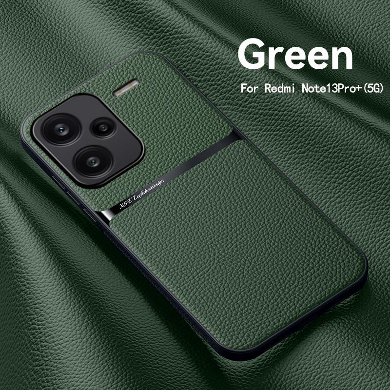 Funda For Redmi Note 13 Pro Plus Case Magnet Car Holder Leather Cover for Xiaomi Redmy Note 13 Pro + Plus 5G TPU Bumper Coque