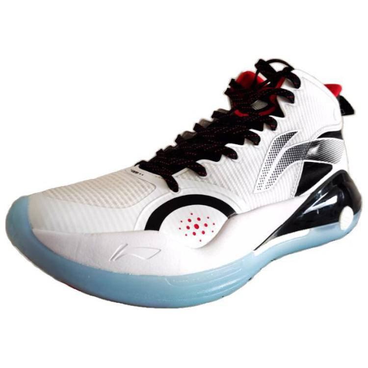 Li-Ning Yushuai 15 White Black Red Men Sneakers ABAR043-10