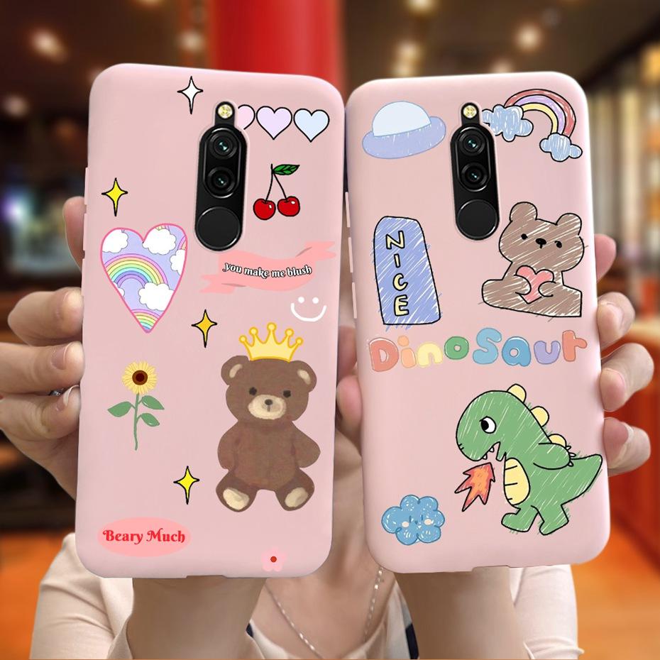 For Xiaomi Redmi 8 Case Redmi 8A Pro Fashion Pattern Jelly Silicone Phone Cases For Redmi8 8 A Pro Soft TPU Back Cover