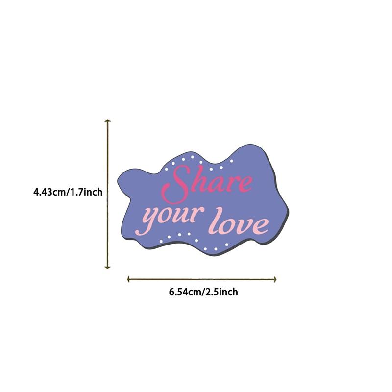 10/30/50PCS Kawaii Encourage Pink PVC Sticky Sticker Aesthetic DIY Stationery Decoration Scrapbooking School Supplies for Kids
