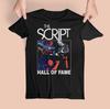Nieuwe The Script Band Hall Of Fame Katoen Zwart Volwassen Maat Unisex T-shirt MC718