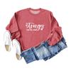 Stronger Than the Storm Printed Round Neck Sweatshirt - Autumn/Winter Collection