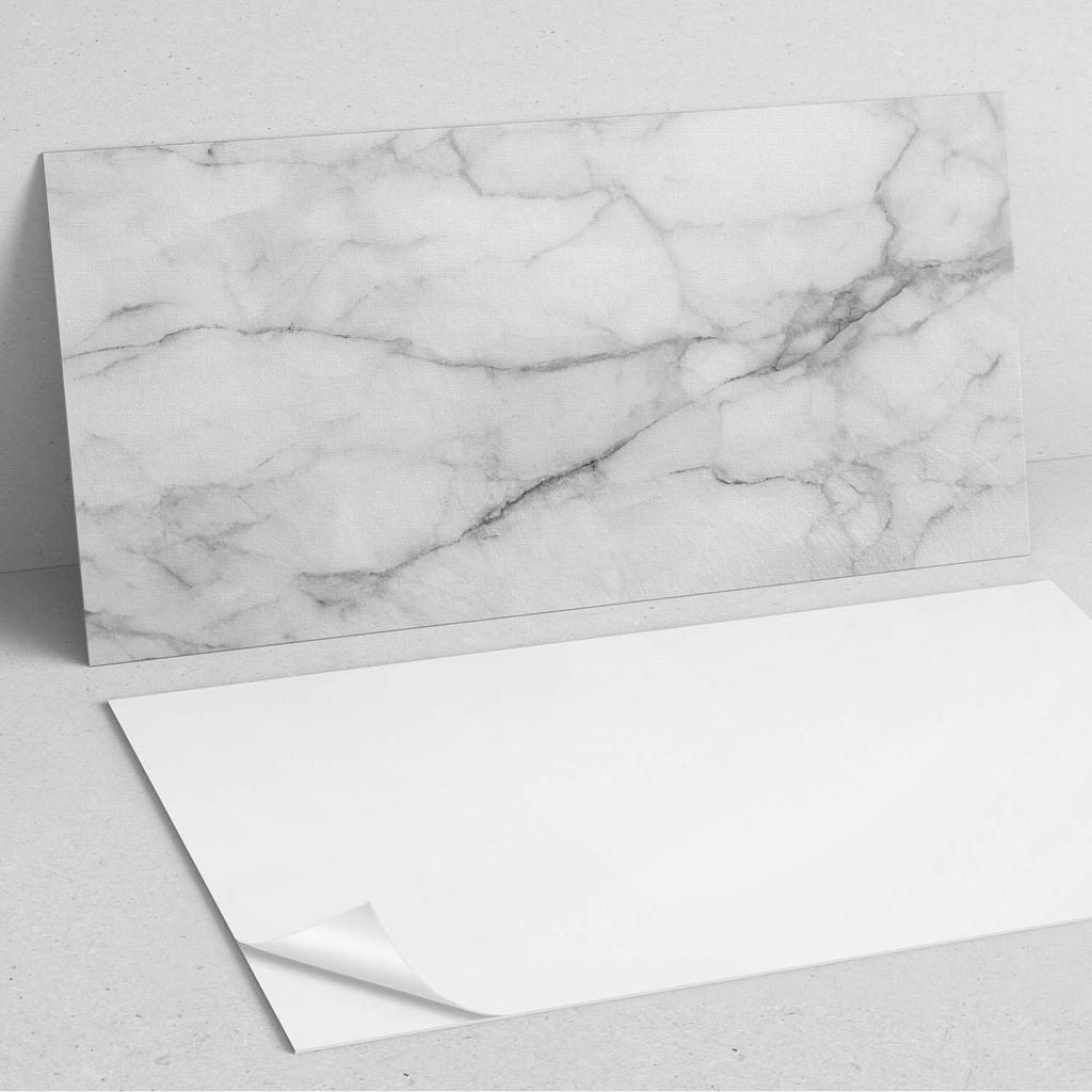 Self-Adhesive Vinyl Wall Decoration 120x60 cm Marble Pattern with Veins
