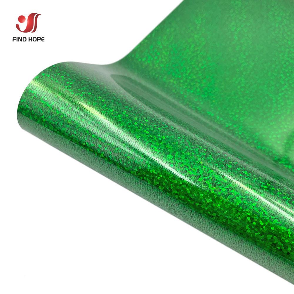 Glitter Shiny Hologram Iridescent Heat Transfer Vinyl Iron-on Clothing Heat Press Textile T-Shirt Cut Film Craft DIY