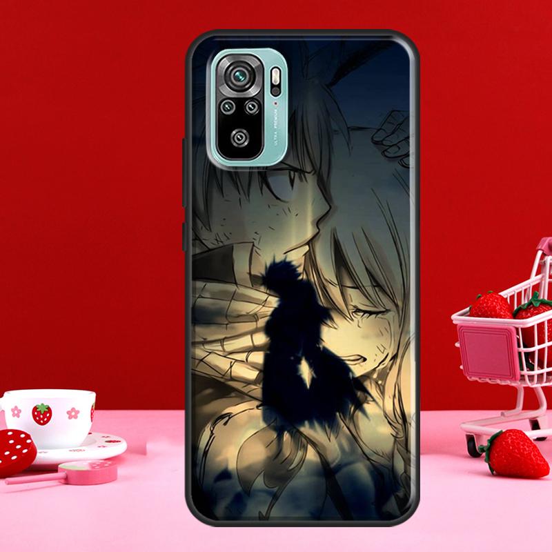 Natsu Erza Fairy Tail For Xiaomi Redmi Note 8 9 10 11 Pro Note 10S 9S 11S Case For Redmi 9 10 9T 9A 9C Coque