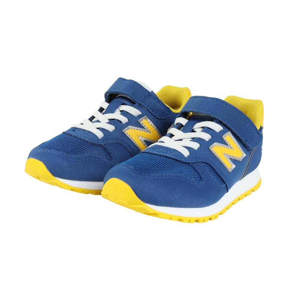 

New Balance YV373 Ремешок Размер Спортивные Школьные YV373PK2 Детские Кроссовки, Обувь, Синий/Желтый, 18.5см, Обувь для мальчиков, Обувь,