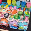 1PC Baby Kids Montessori Educational Wooden Toys Geometric Shape Cognition Puzzle Math Toys Early Educational Toys for Children