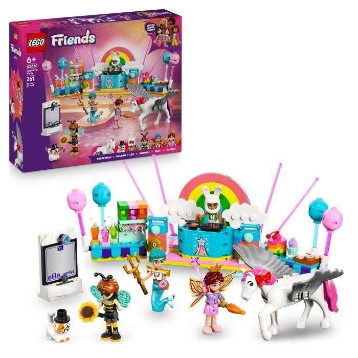 LEGO Friends 42661 Soirée Déguisée avec une Licorne et une Fée - Jeu dès 6 Ans