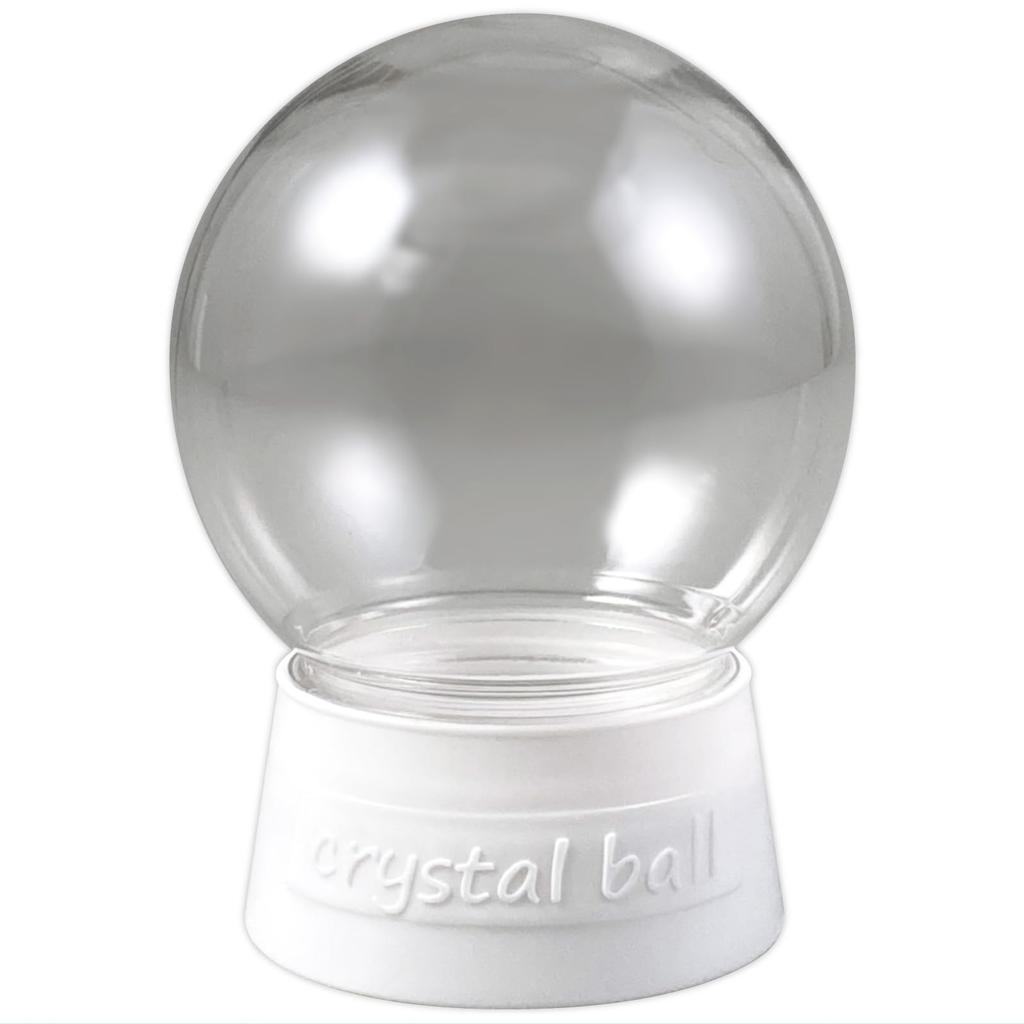 Artec DIY Snow Globe with Waterproof 55370 Kit, Transparent, Sheet, 78mm,
