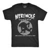 Funny Werewolf Night Club T-Shirt: Halloween Howl - Men's Graphic Tee