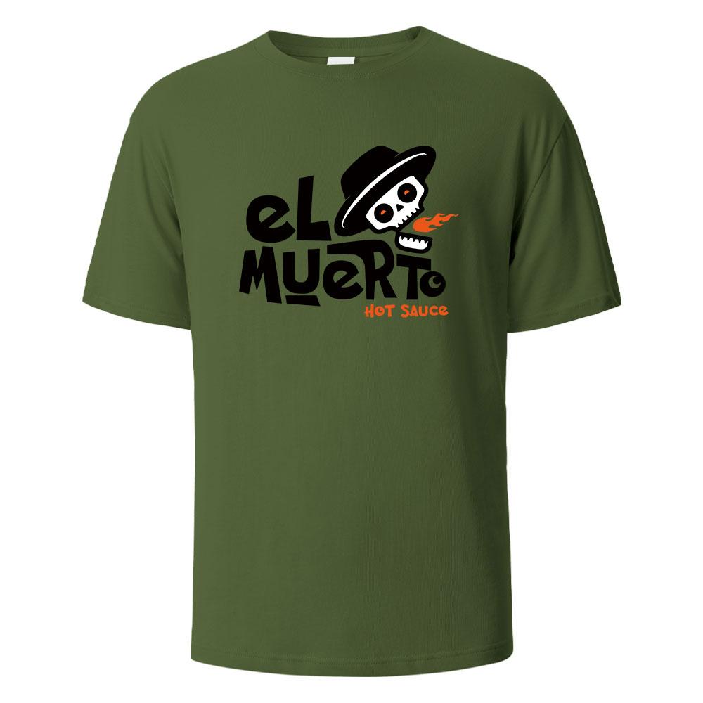 

Футболки унисекс, забавная футболка с принтом черепа в стиле хип-хоп для мужчин, летние дышащие топы из 100% хлопка с круглым вырезом, свободные футболки, мужская одежда XXXL армия зеленый