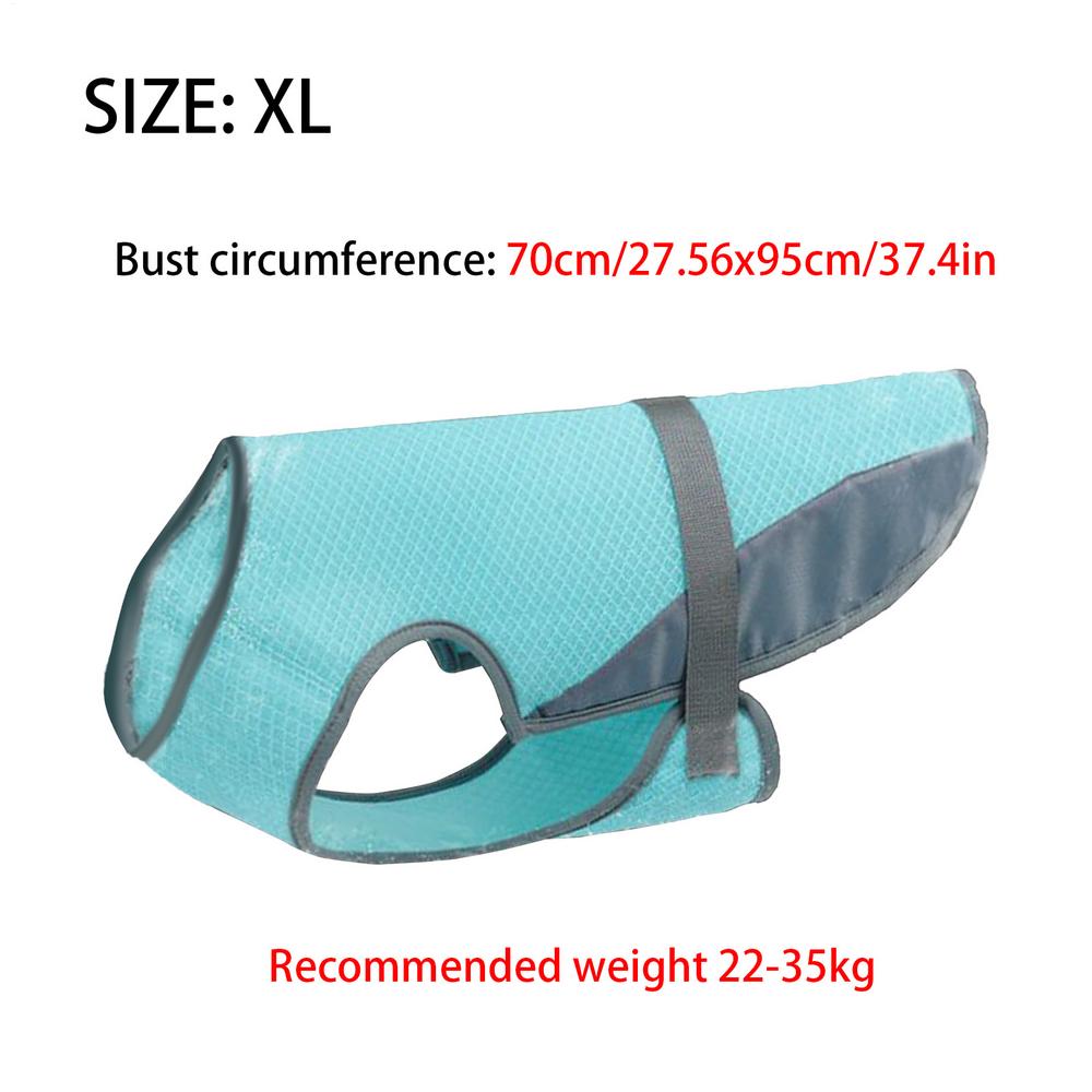 

Cooling Vest Harness for Dogs UV Protection Adjustable Shirt Jacket Pet Outfit for Small Medium Puppy Hiking Beach S синий