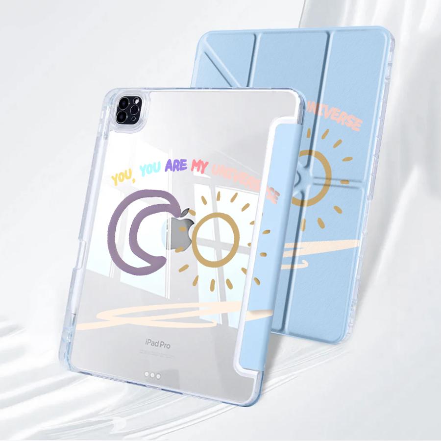 Tablet Case For iPad Pro 2025 Pro 11th 10th 9th 8th 7th 12.9inch Mini 6 7 Air 4 5 M3 M2 1 2 M4 11inch Y-Fold Holder Cover