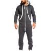 Men's Unisex Jumpsuit One-piece garment Non Footed Pajama Playsuit Blouse Hoodie