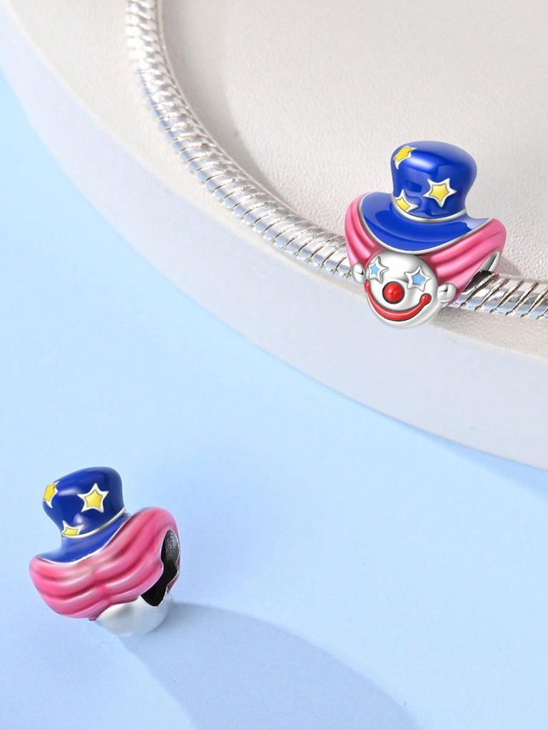 Charms Plata Copper Colors Circusclown Beads Charm Beads Charm Pendant For Original Bracelet For Women Diy Jewelry Love Gift