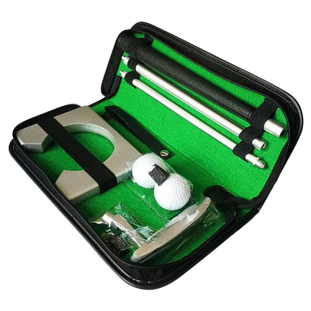 Detachable Putter Mini Golf Equipment Lightweight Portable Golf Trainer  Travel Golf Accessories