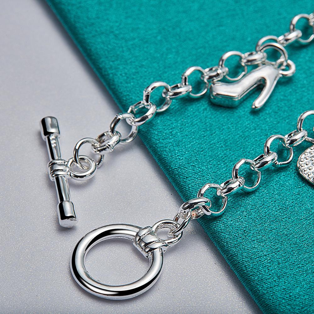 Copper 8 Inches Bags/High Heels Bracelet For Women Fashion Charm Wedding Engagement Gifts Jewelry Party