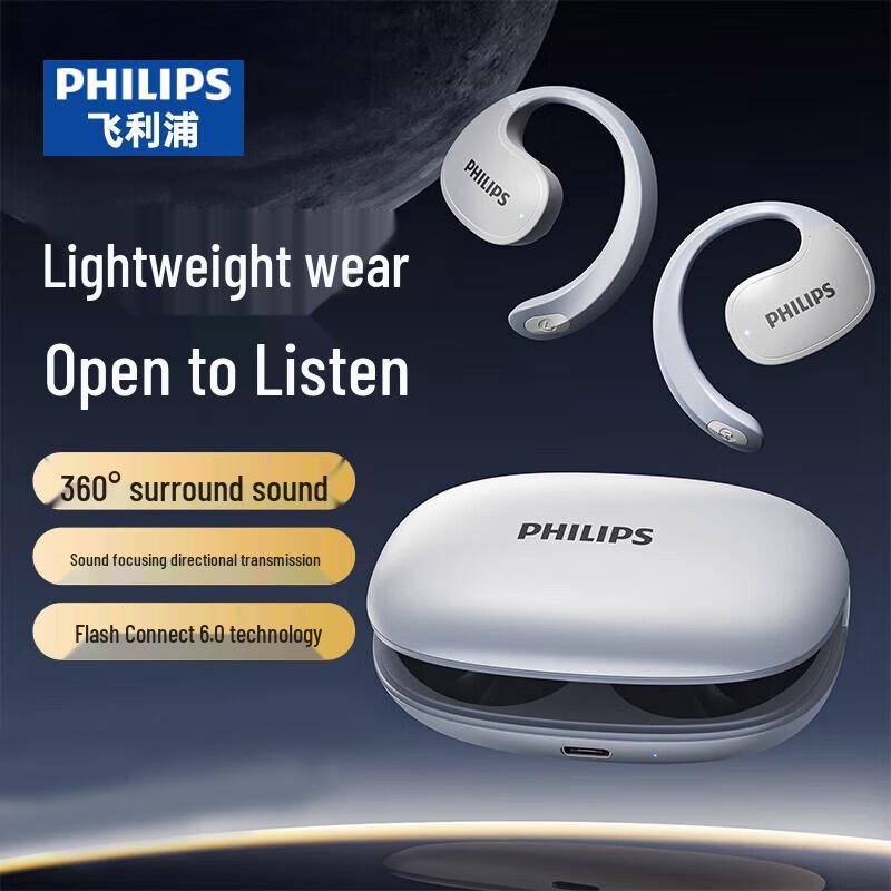 Philips TAT2708 Open-Ear Wireless Bluetooth Sports Headphones