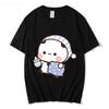 Camiseta De Pareja Con Bonito Panda BuBu Para Dormir Con Camiseta Gráfica De Oso DuD Ropa Para Mujercamisetas De Manga