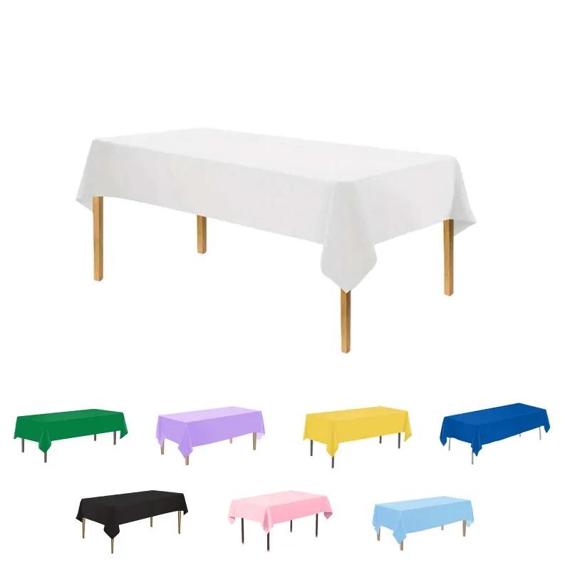 1 Count Disposable Tablecloth 54x72 Inches / 137x183 Centimeters Easy to Clean for Birthday Parties Indoor And Outdoor Occasions