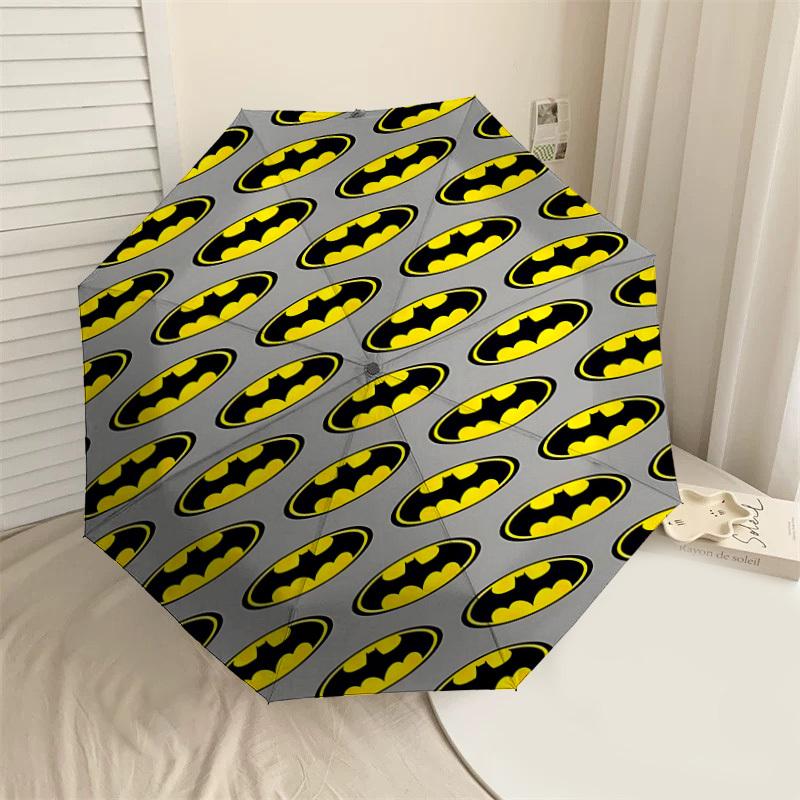 

1PC Warner Batman logo Automatic Open/Close Umbrella with Windproof, 99-Rib Sturdy Canopy, Durable Ribs1316A