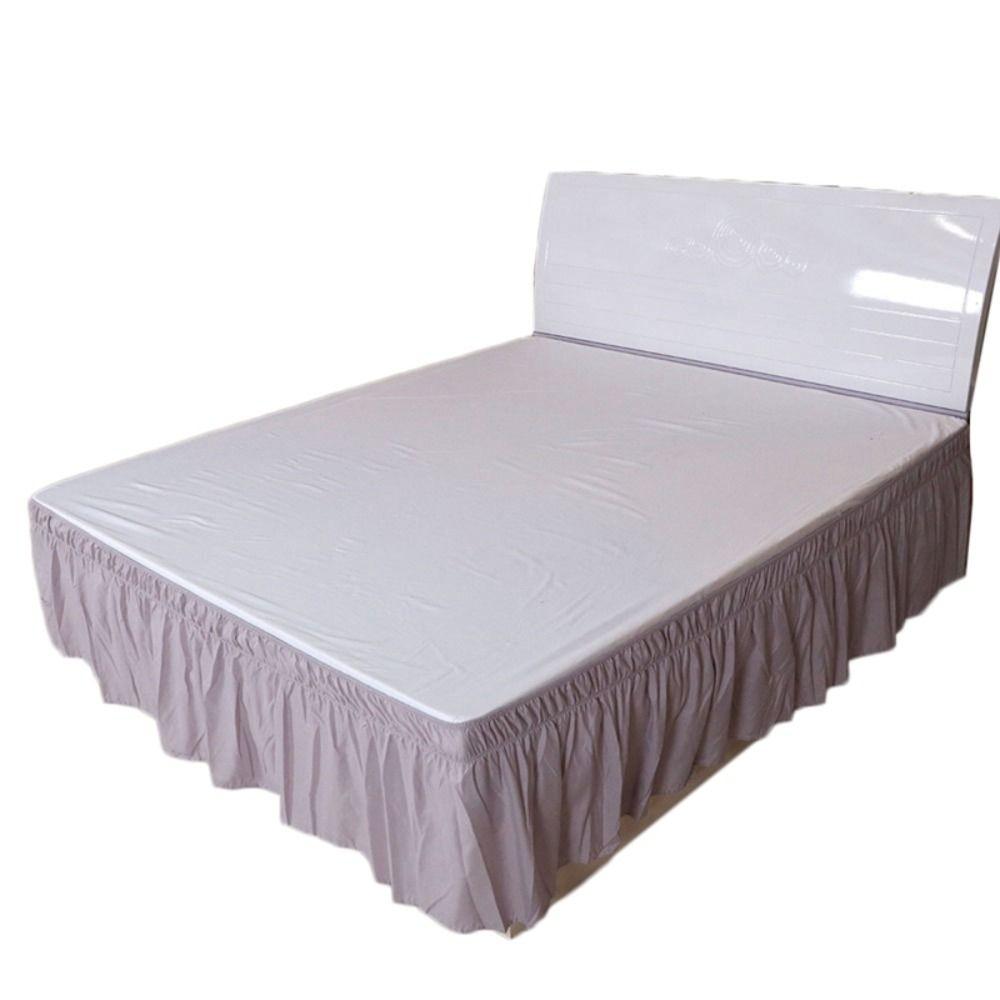Ruffles Bed Dust Cover Princess Style Bed Sheet Soft Bed Skirt  Household