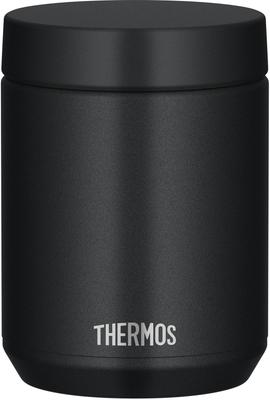 Thermos Vacuum Insulated Soup Jar 500ml Black All partsKeeps Warm and Cool Round Mouth Design That Is Gentle On the Mouth Standard Model JED-500 BK