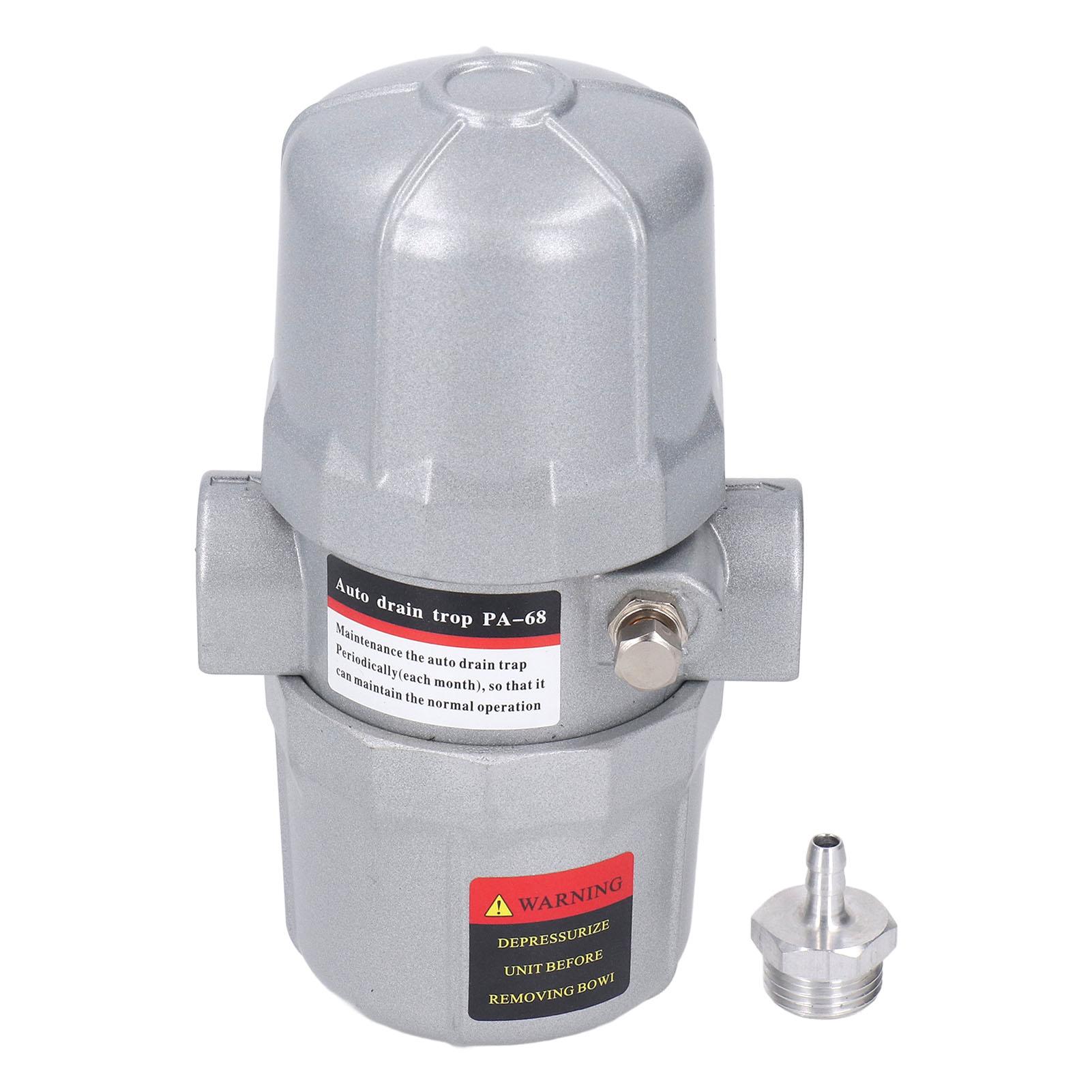 

Auto Drain Trap Water Pneumatic Screw Air Compressor Storage Tank Automatic Drainer Valve G1 2in