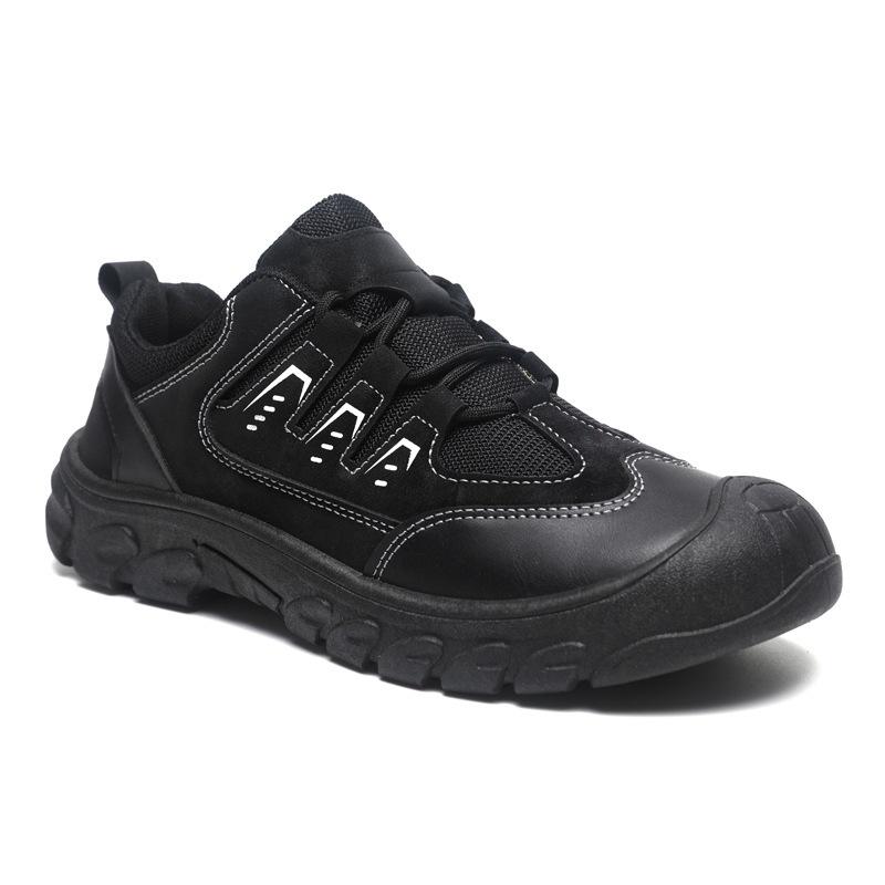 Hiking shoes casual outdoor labor insurance shoes men's medium help supply anti-collision non-slip soft-soled mountain shoes breathable