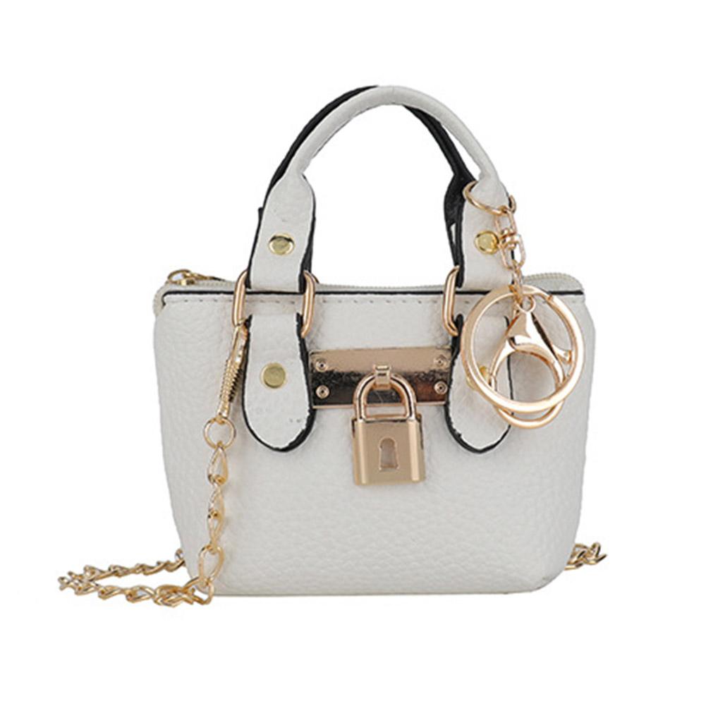 Trendy Square Bag For Women Lock Design Versatile Single Shoulder Bag Mini Luxurious Crossbody Bag Fashion Pendant Tote Bag