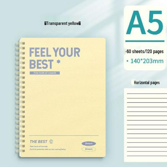 

Блокнот А5 на спирали, многоцветный, утолщенный, пустой, для студентов - Товары первой необходимости для возвращения в школу