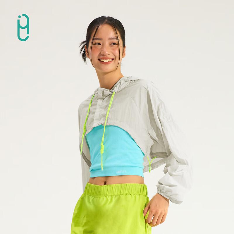 

Женское дышащее укороченное спортивное худи с длинным рукавом One Size