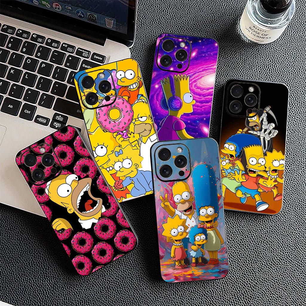 Cover per Telefono The S-Simpsons Comics Bart per Motorola Moto Edge 50 One 30 Fusion 40 neo Ultra Pro 20 Lite G50 G85 G84 E15 E14 Custodia