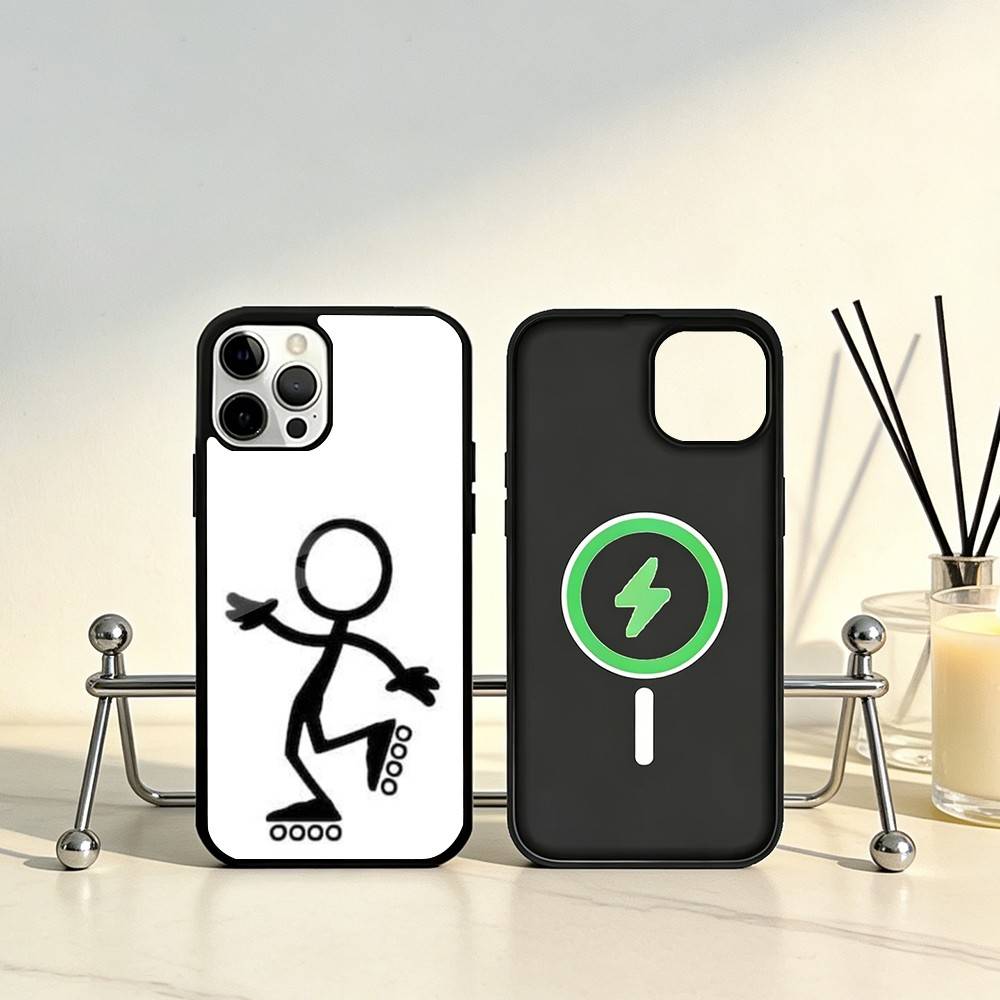 P-Patin Phone Case For iPhone17,16,15,14,13,12,11 Plus,Pro Max Magnetic For Magsafe Wireless Charging