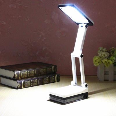 Folding Portable 17led Led Desk Reading Lamp 2 Level Dimmable Table Portable Folding Led Foldable Rechargeable Table Study Reading Light Desk Lamp