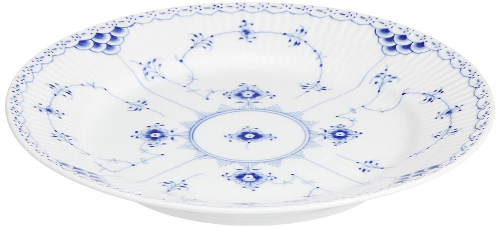 [Officially Imported] Royal Copenhagen Blue Fluted Half Lace Plate, 19cm, 1017222