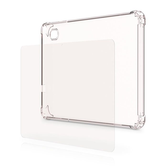 Protection Pack - SPC - Gravity 4 - Transparent Case - Tempered Glass - Reinforced Corners