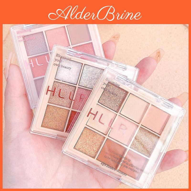Eyeshadow Ninecolor Acrylic Transparent Palette Pearly Matte Earth Color Jiugongge Eyeshadow