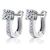 925 Sterling Silber Ohrstecker Mode AAA Zirkon Hochzeits Schmuck