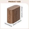 Trash Can Garbage Bin Household Dustbin Portable with Press Wastebasket for Beside Bathroom Car Dorm