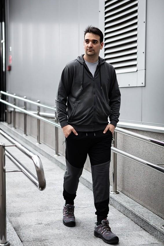 Comfort Sweatpants Black And Grey Size S - T N81-282-S