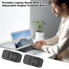 Portable Laptop Stand With 2 Adjustable Angles Foldable Bracket Invisible Laptop Riser Stand For Notebook Holder Legs