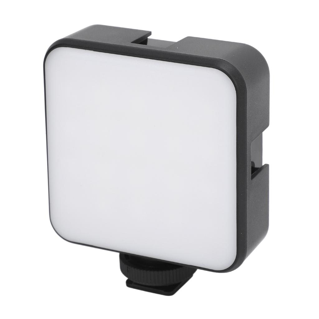 LED Camera Light Dimmable 2500K to 6500K 1200mAh Rechargeable Portable Small Photography Lamp for Live Streaming